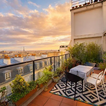 Vue Exceptionnelle & Terrasse - Vintage Chez Parisienne Parigi
