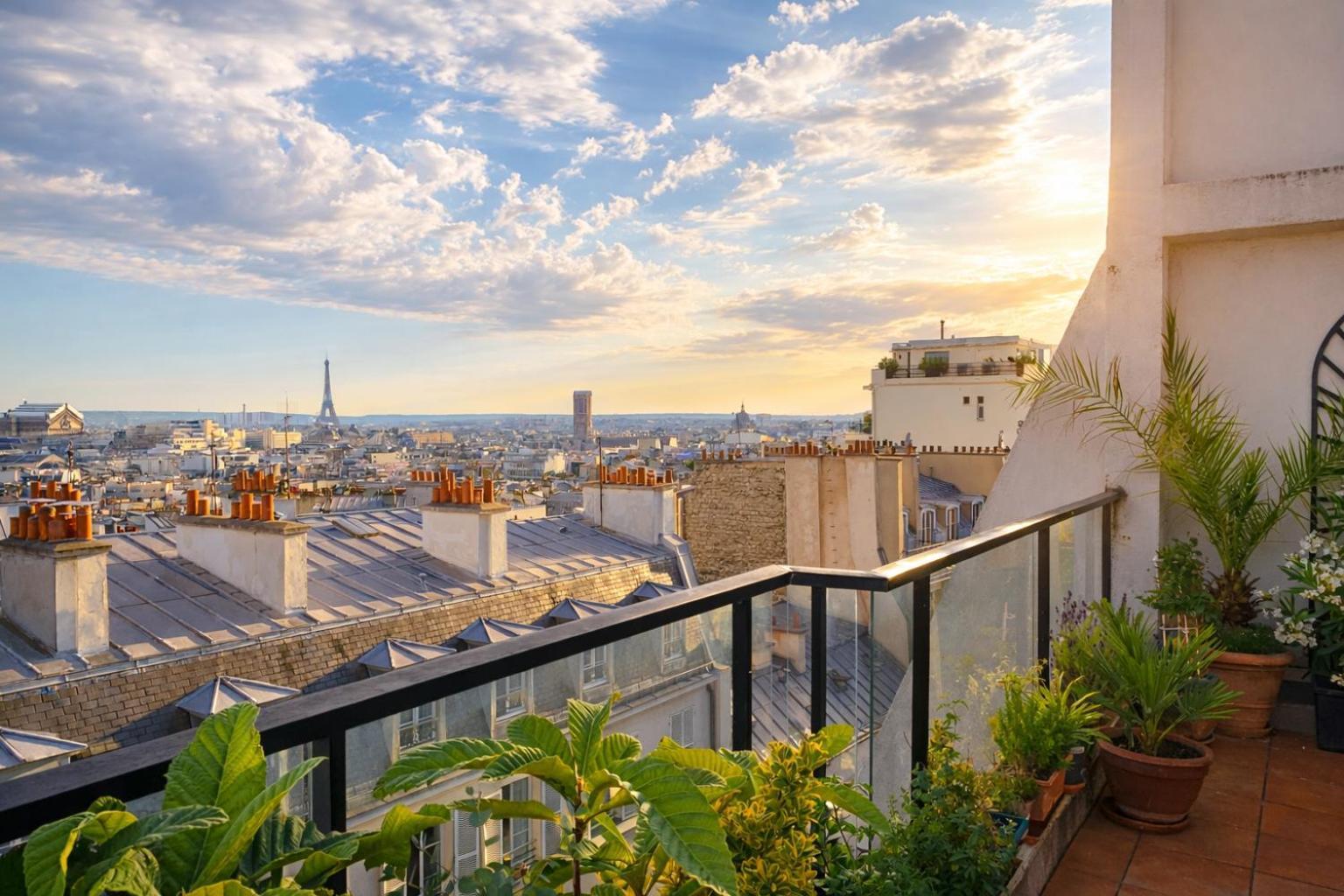 Vue Exceptionnelle & Terrasse - Vintage Chez Parisienne Parigi